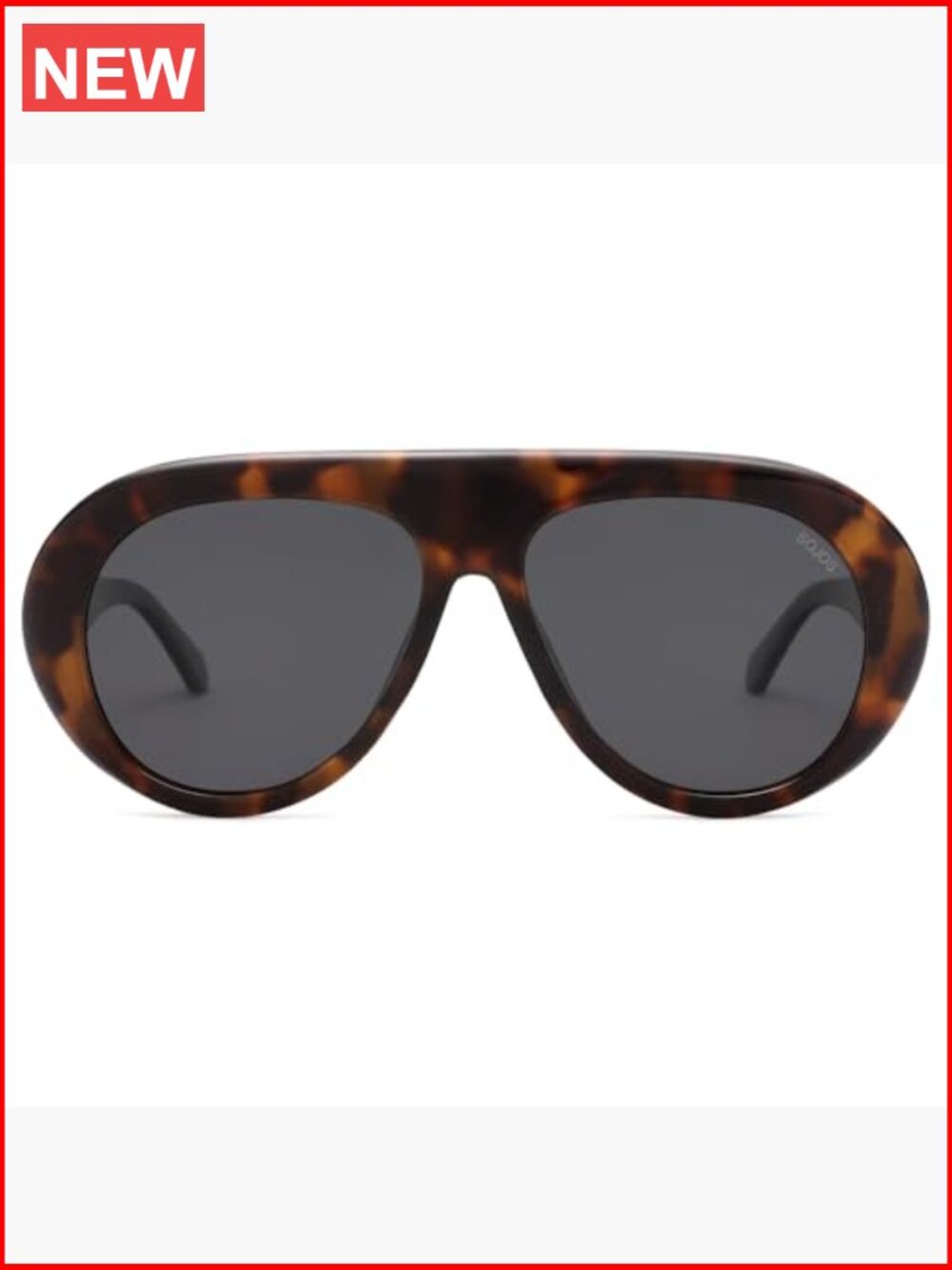 Trendy Oversized Polarized Aviator Sunglasses Retro 70s UV400 Protection Unisex - Picture 2 of 7